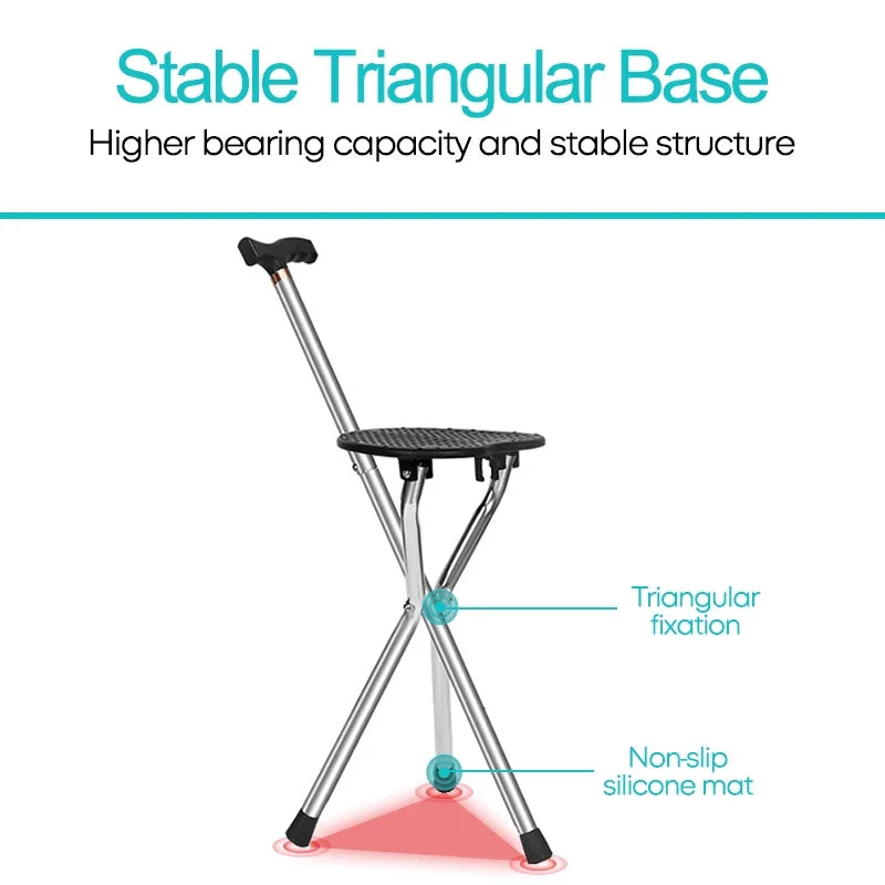 CaneSeat™ Foldable Cane Chair