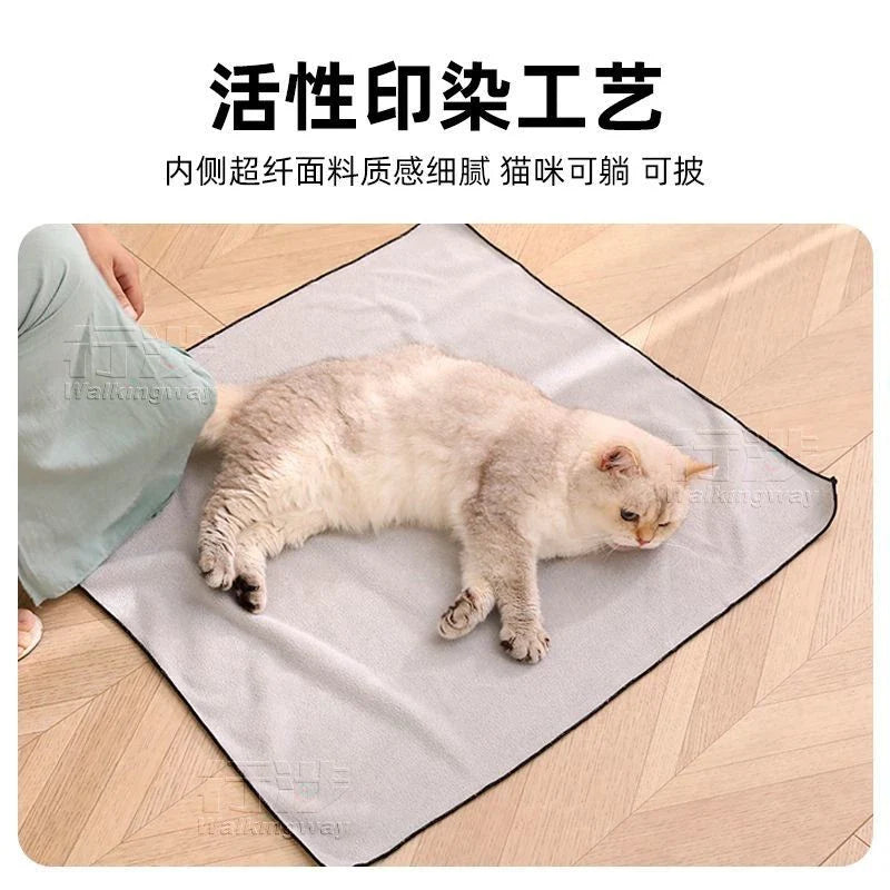 PurrfectTrim™ Cat Grooming Blanket