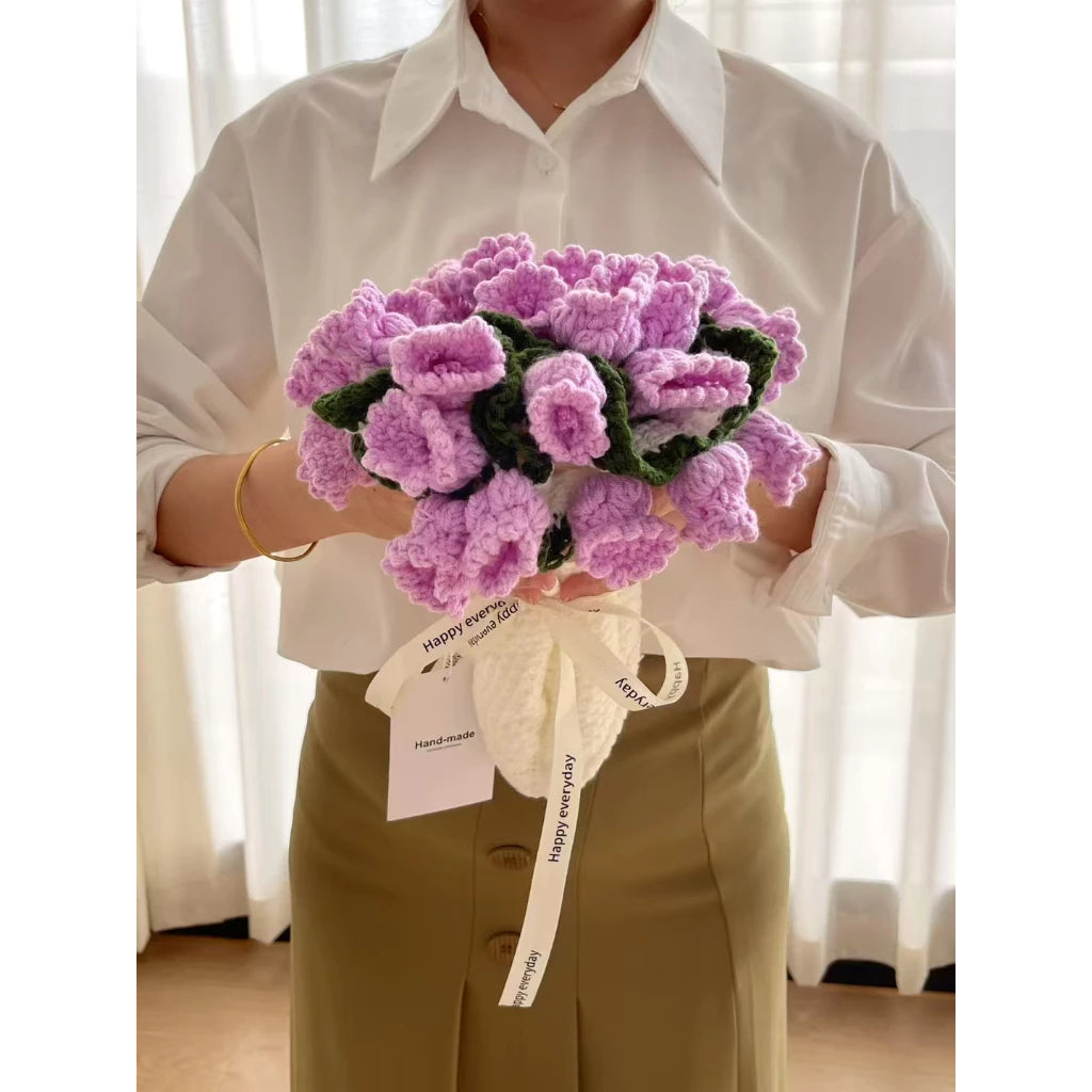 BlossomWrap™ Crochet Flower Bouquet Blanket