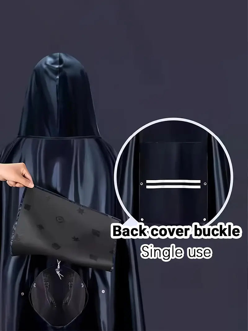 StormGuard™ Motorcycle Raincoat with Eye Cover