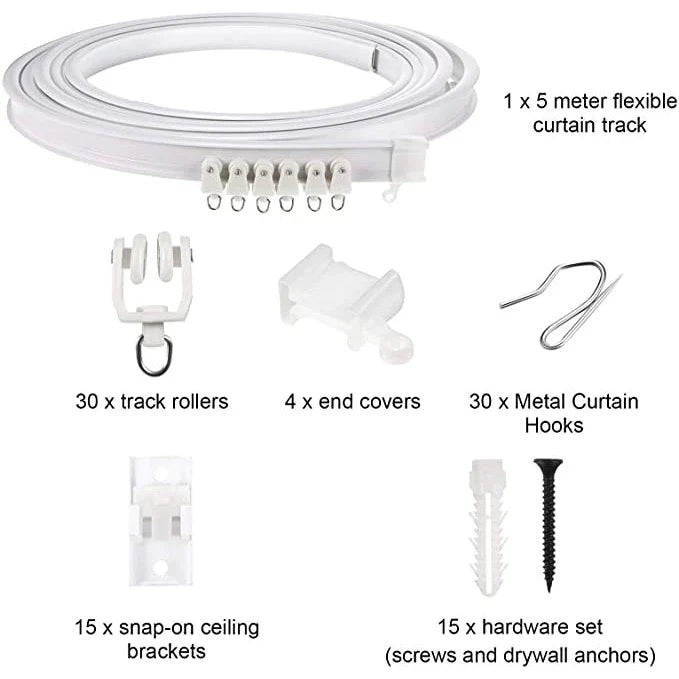 DecoFlex™ Bendable Curtain Track