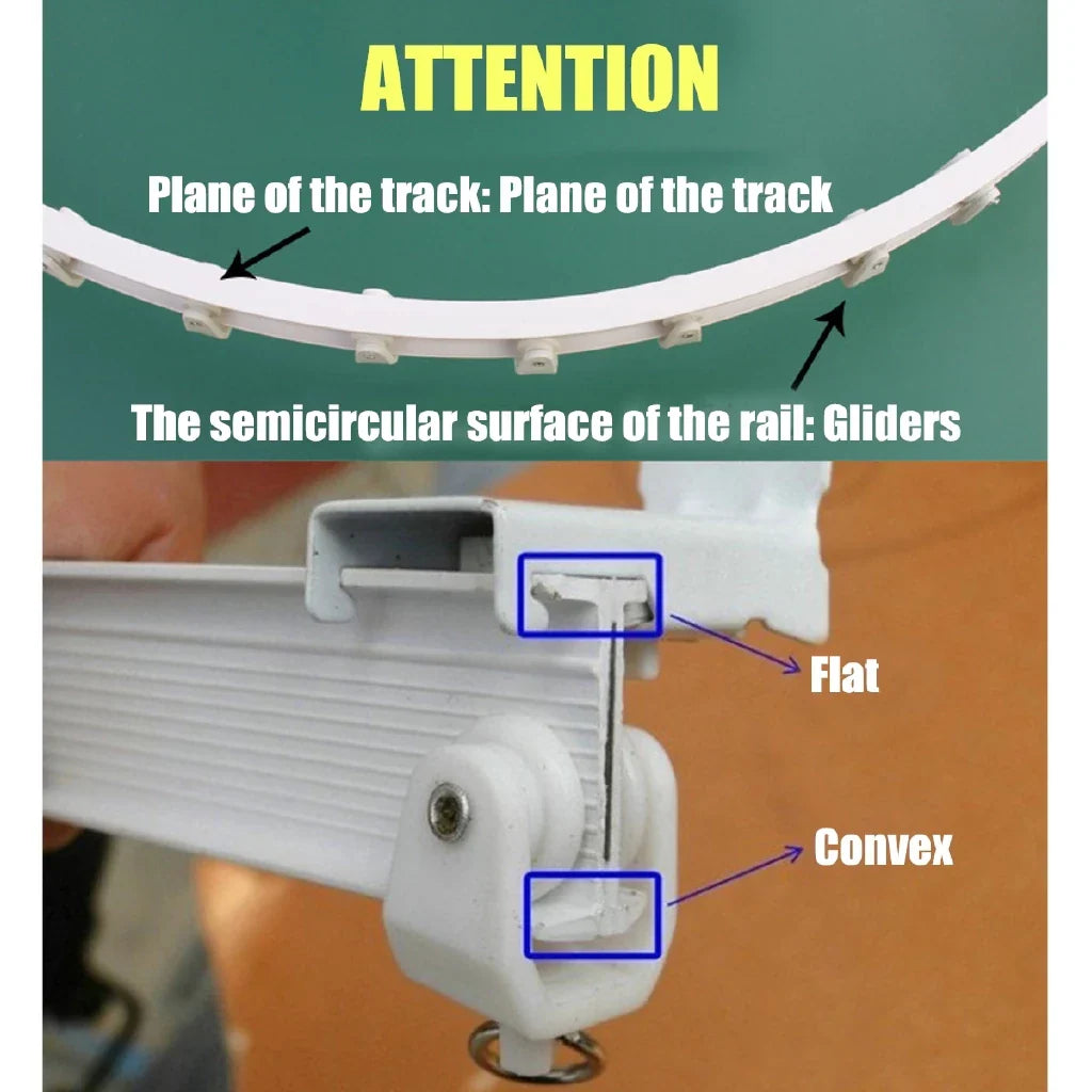 DecoFlex™ Bendable Curtain Track