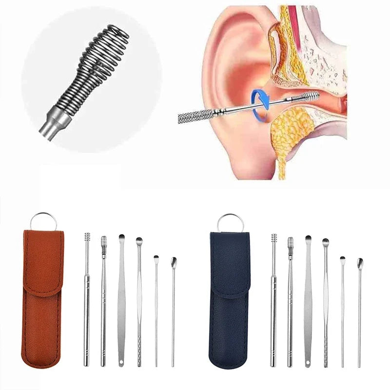 CleanEar™ Stainless Steel Earwax Removal Kit