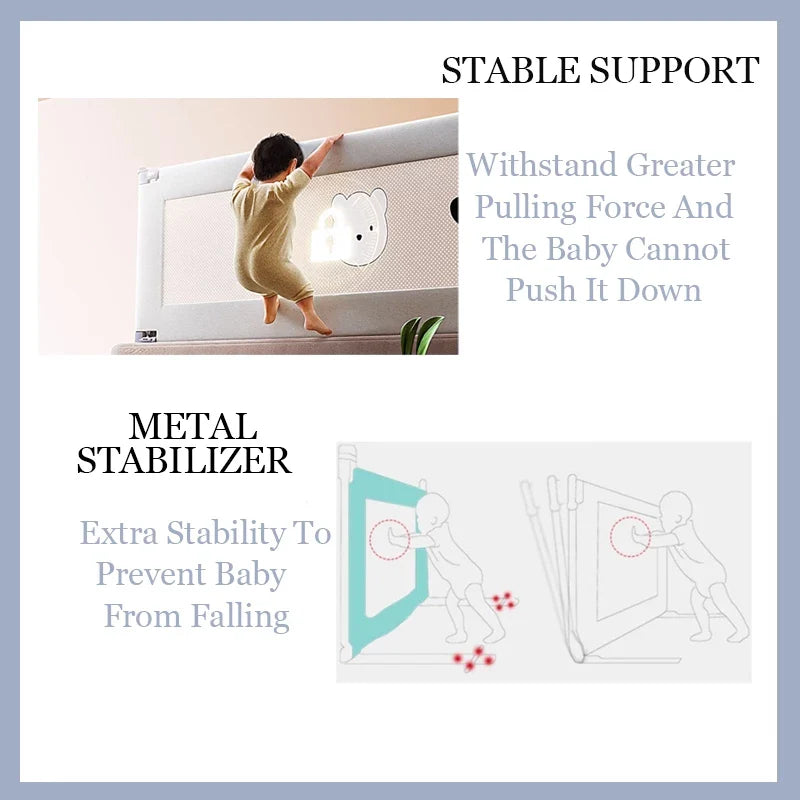 SafeBaby™ Bedside Protector Safety Rail