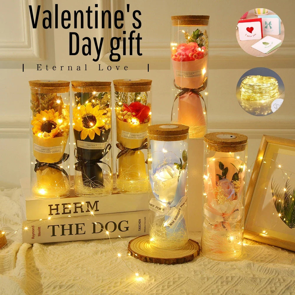 PetalBloom™ Flower Bottle Lamp