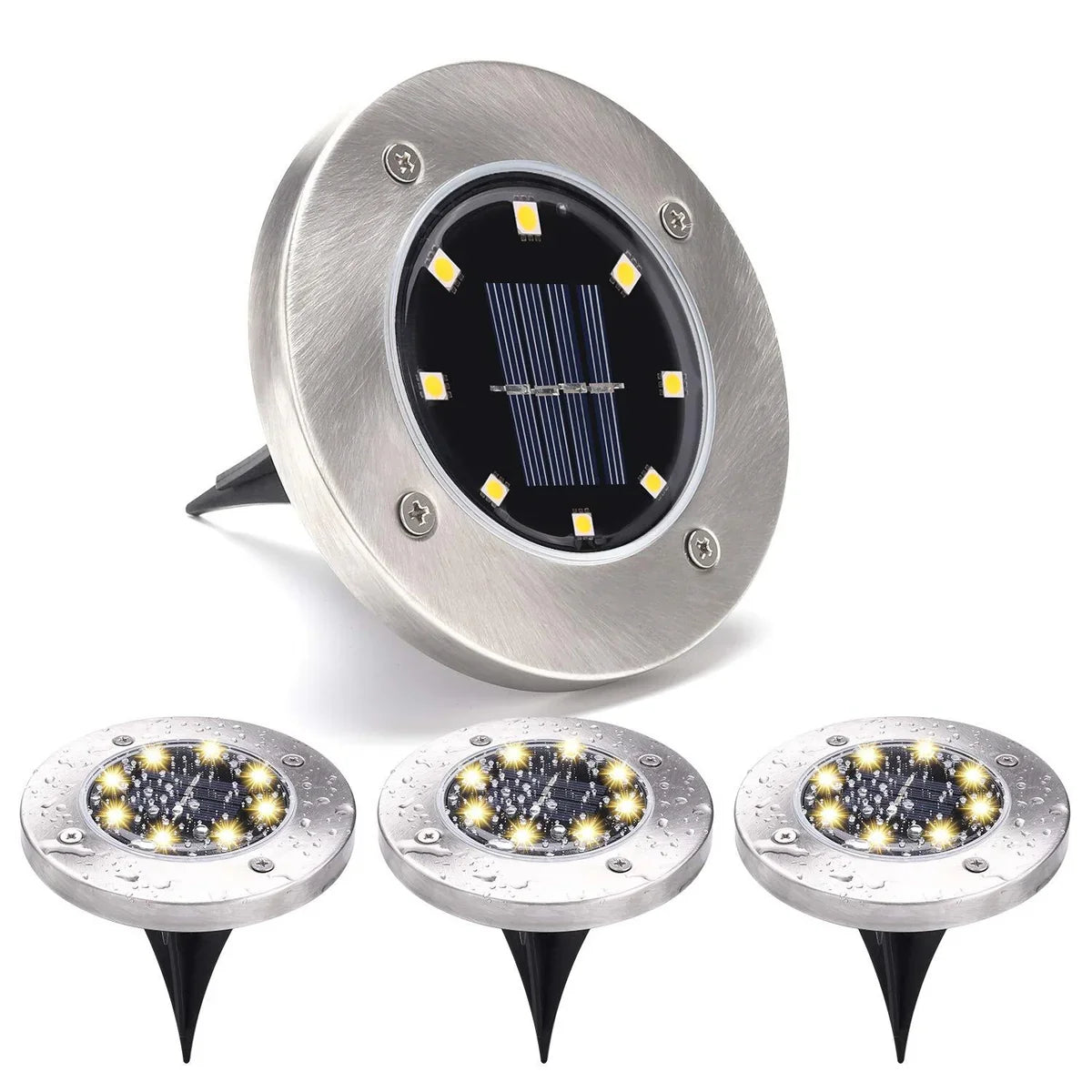 GlowGround™ Solar Garden Lights