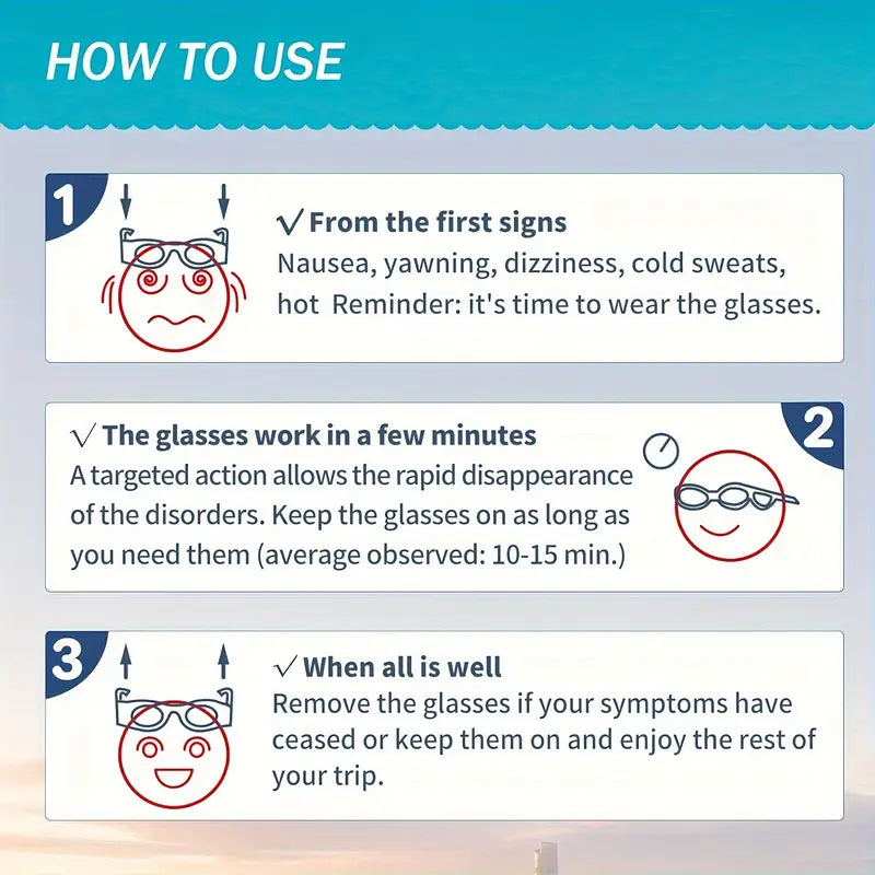 CalmLens™ Motion Sickness Relief Glasses