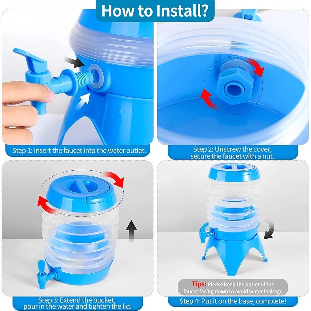 HydroFold™ Foldable Water Dispenser