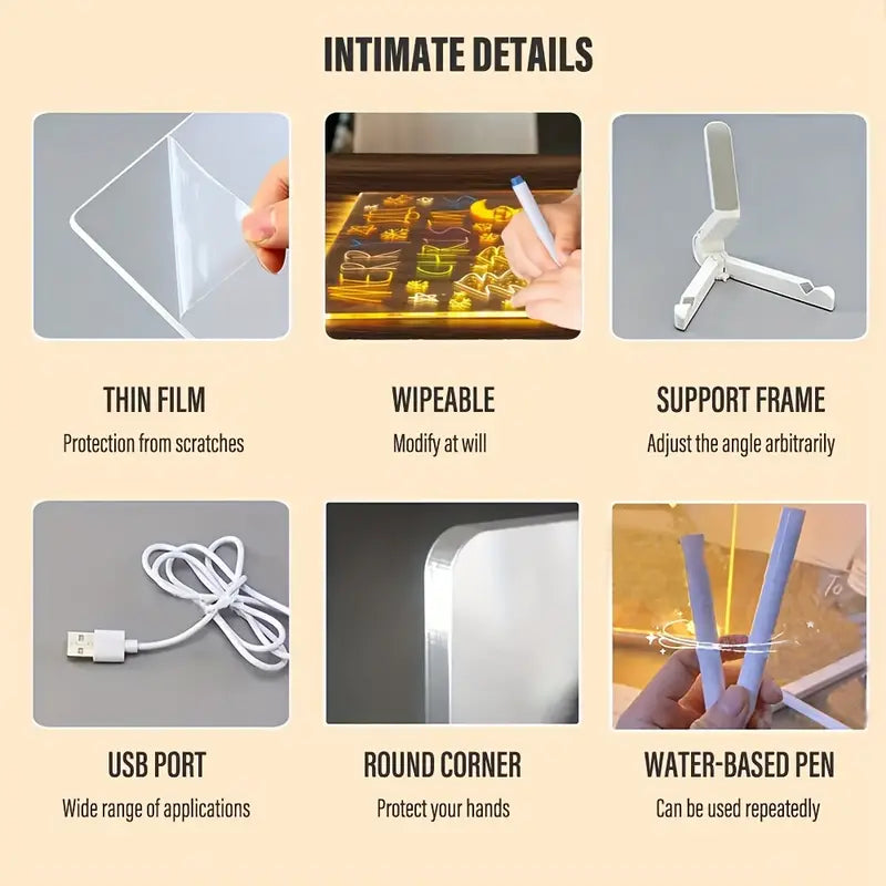 GlowBoard™ Acrylic Writing Board