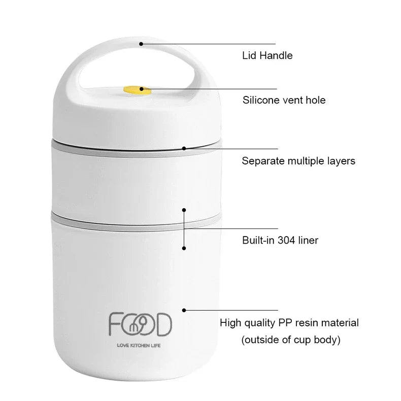 LunchCaddy™ Portable Lunch Box