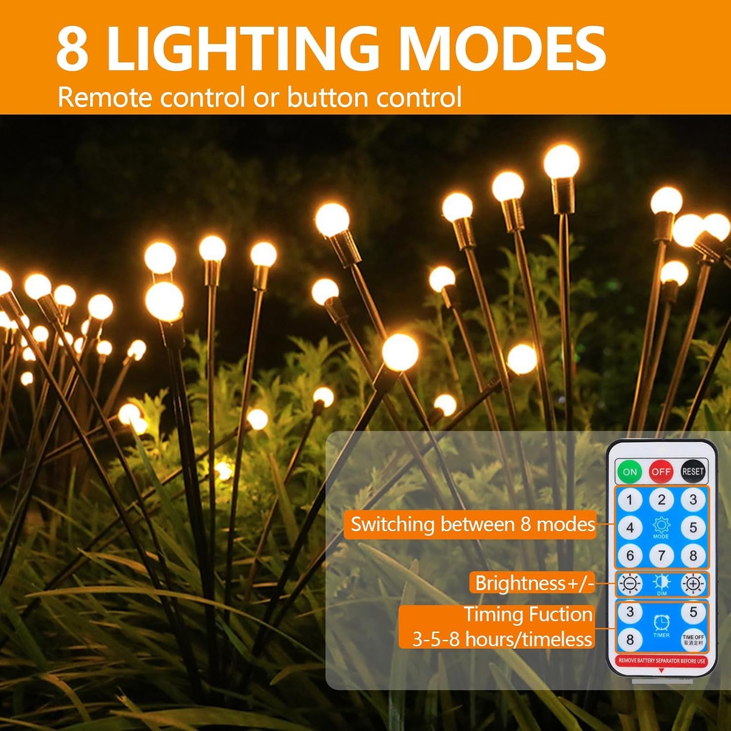 FlutterGlow™ Solar Garden Lights