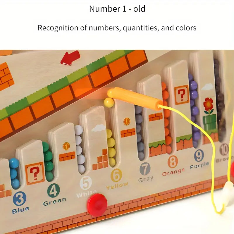MarioMaze™ Color Counting Educational Montessori Board