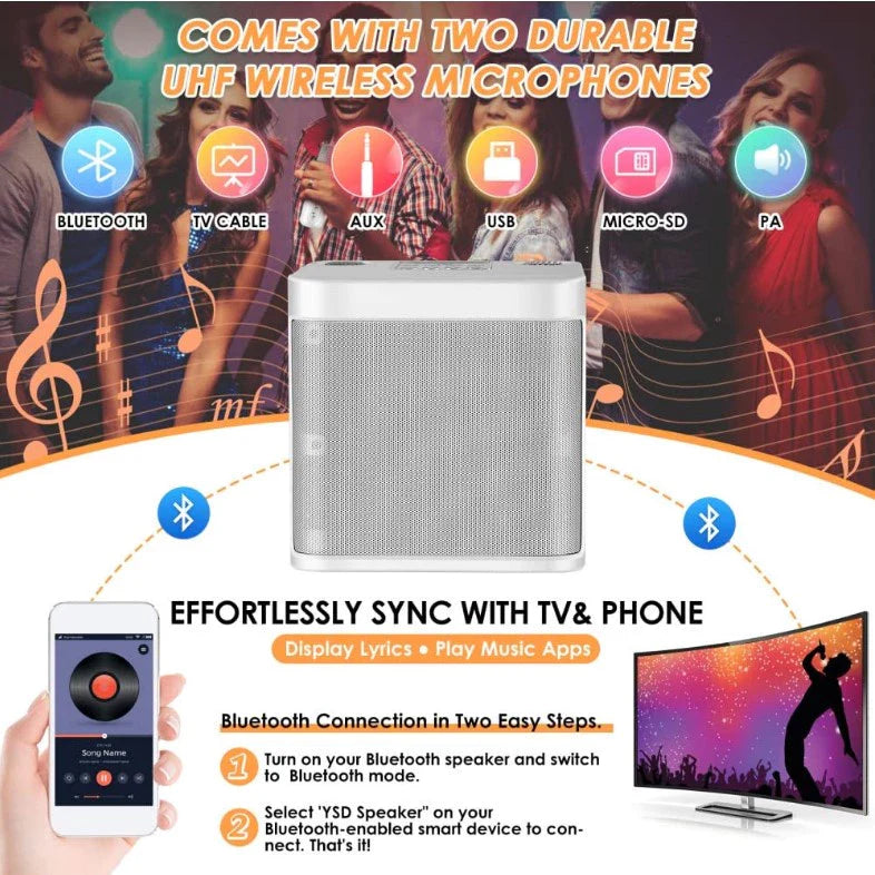 EchoTune™ Portable Karaoke Speaker
