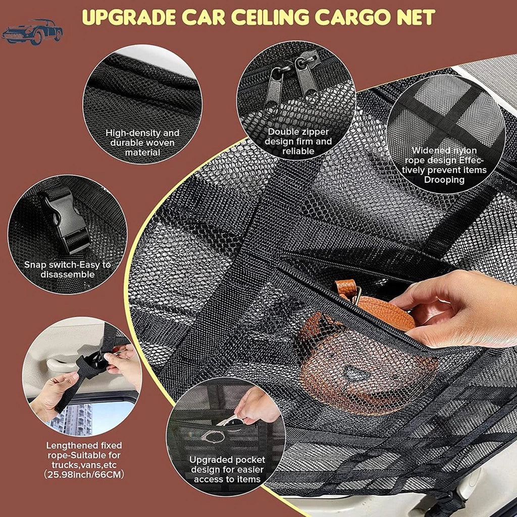 RoofStash™ Car Ceiling Net