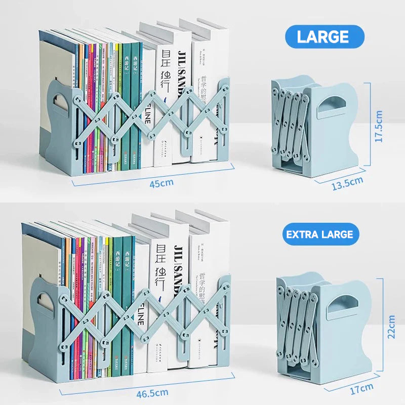 FlexOrg™ Adjustable Book Shelf Organizer
