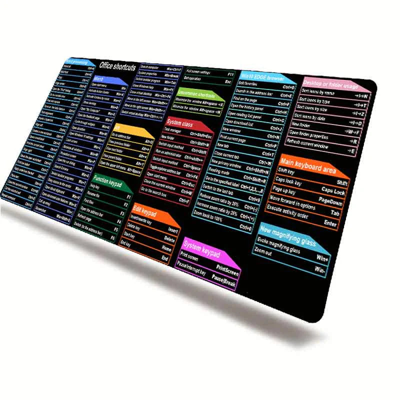 KeyGlide™ Large Shortcut Mouse Pad