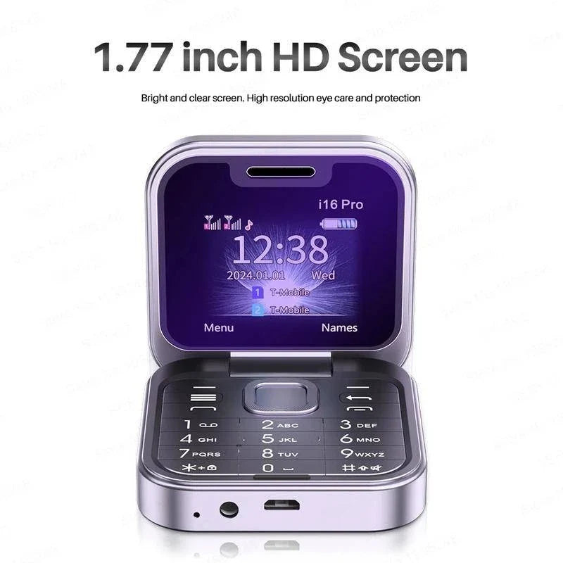 MiniMaster™ Keypad Flip Phone