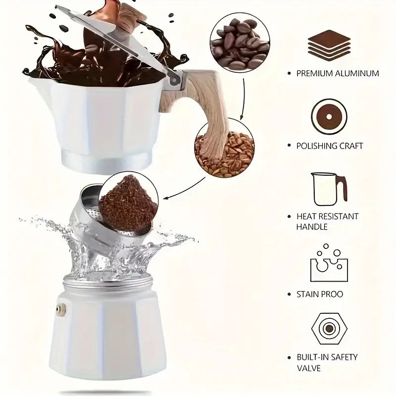 MokaBrew™ Moka Pot Coffee Maker