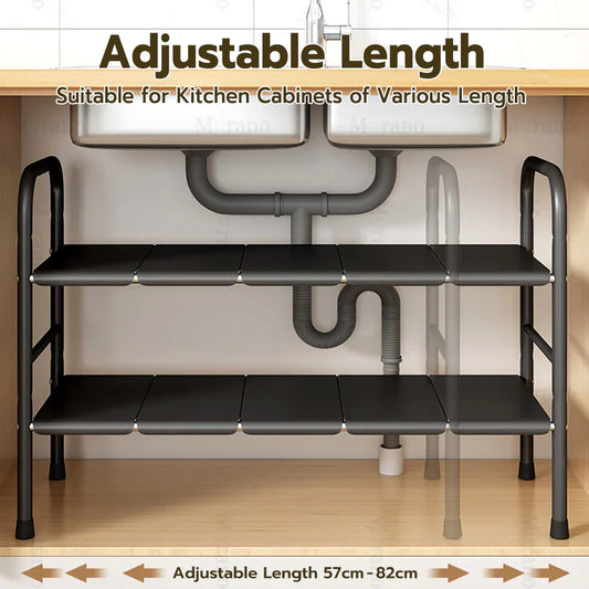SpaceExpander™ Adjustable Under Sink Rack
