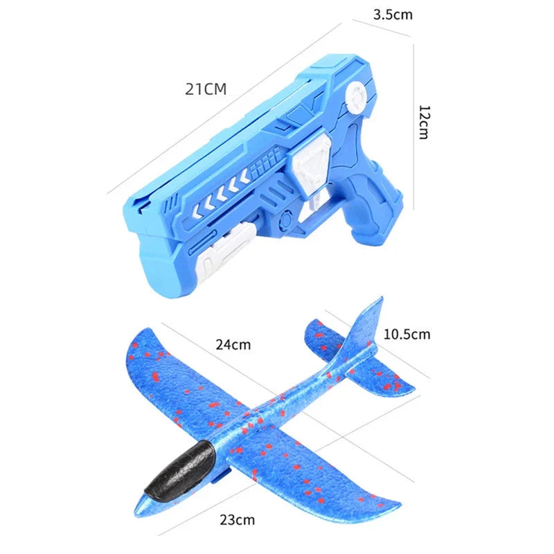 SkyCraft™ Foam Airplane Launcher Set