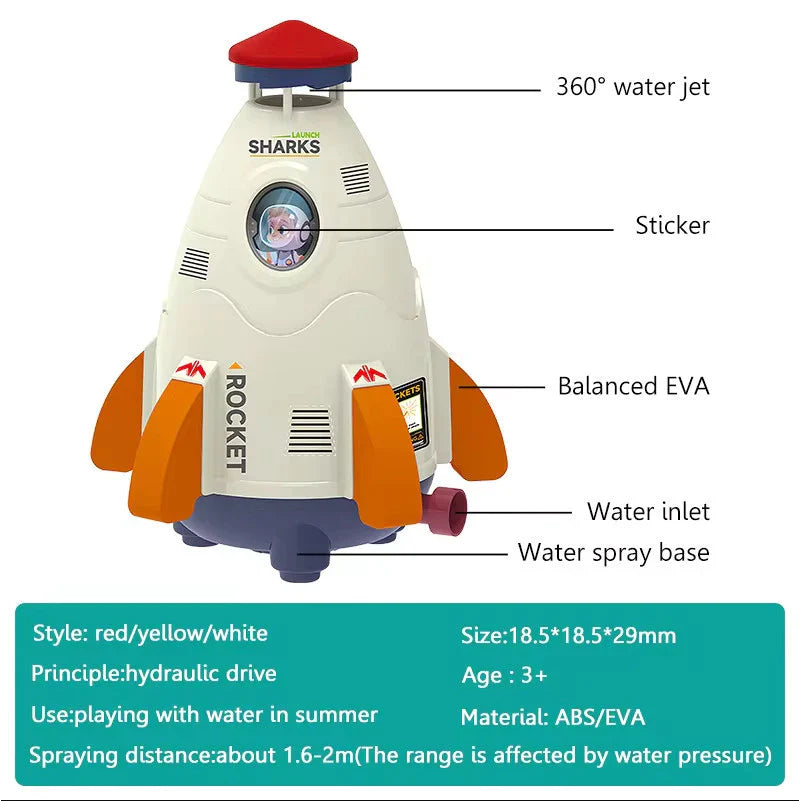 AquaBlast™ Rocket Sprinkler Toy