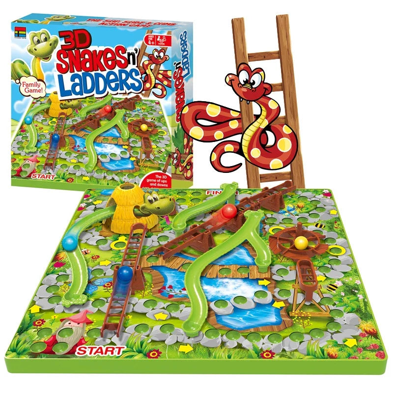 GameGlide™ 3D Snake and Ladder