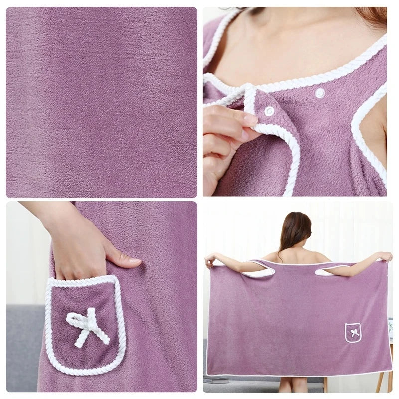 DryWrap™ Quick Drying Bathrobe Towel