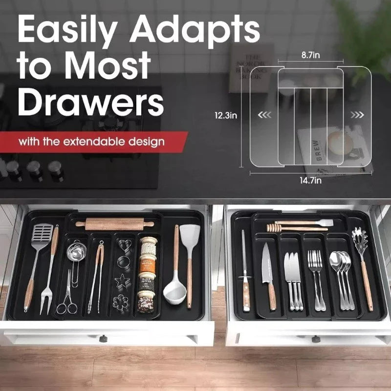 TrayTidy™ Expandable Cutlery Tray