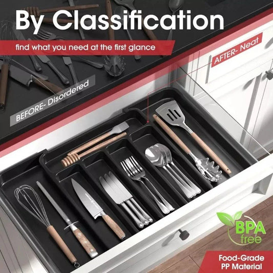 TrayTidy™ Expandable Cutlery Tray