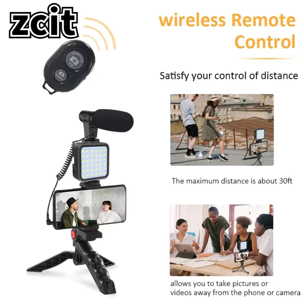 ProVlogger™ Tripod with Mic and Light