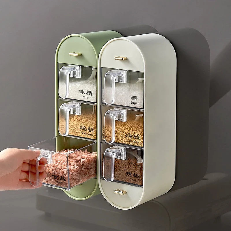 SavoryStack™ Wall-mounted Seasoning Box
