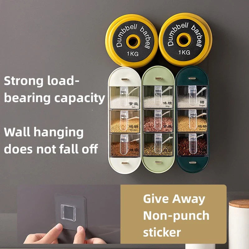 SavoryStack™ Wall-mounted Seasoning Box