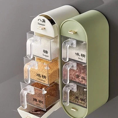 SavoryStack™ Wall-mounted Seasoning Box