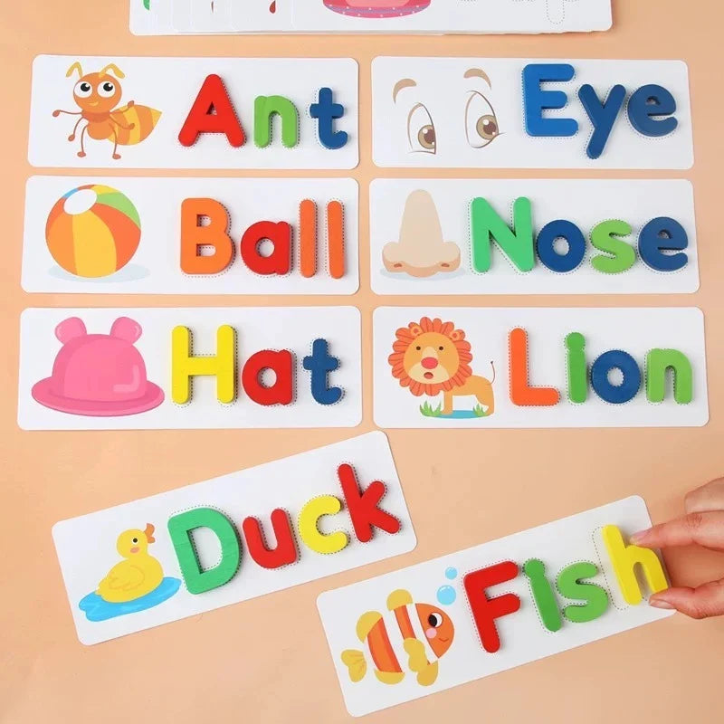 SpellSmart™ Wooden Spelling Game