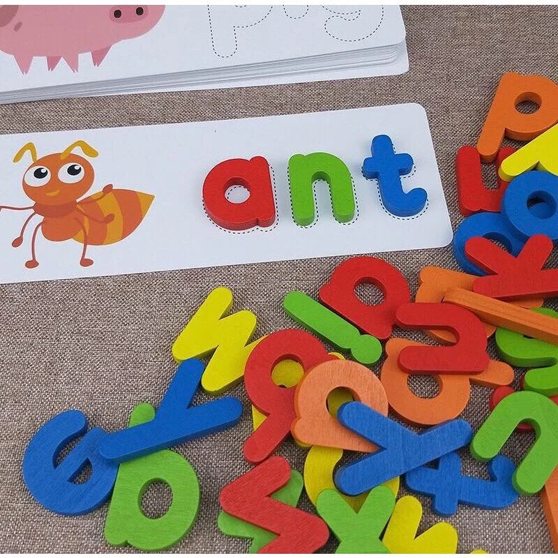 SpellSmart™ Wooden Spelling Game
